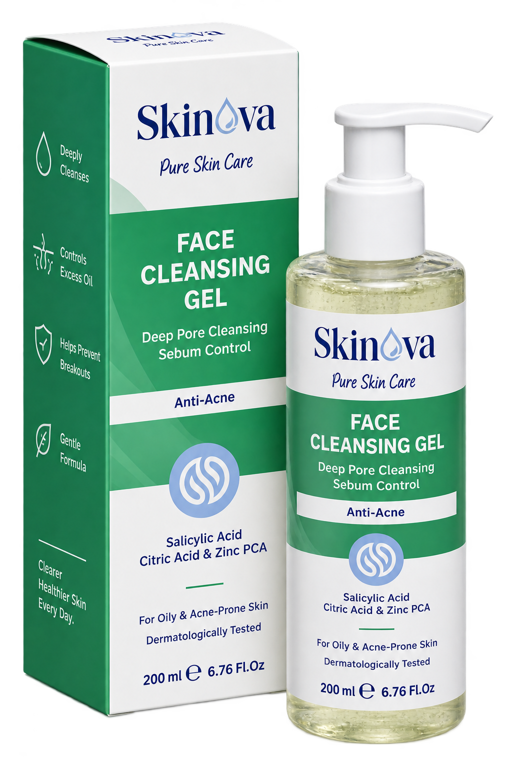 Face Cleansing Gel Anti Acne