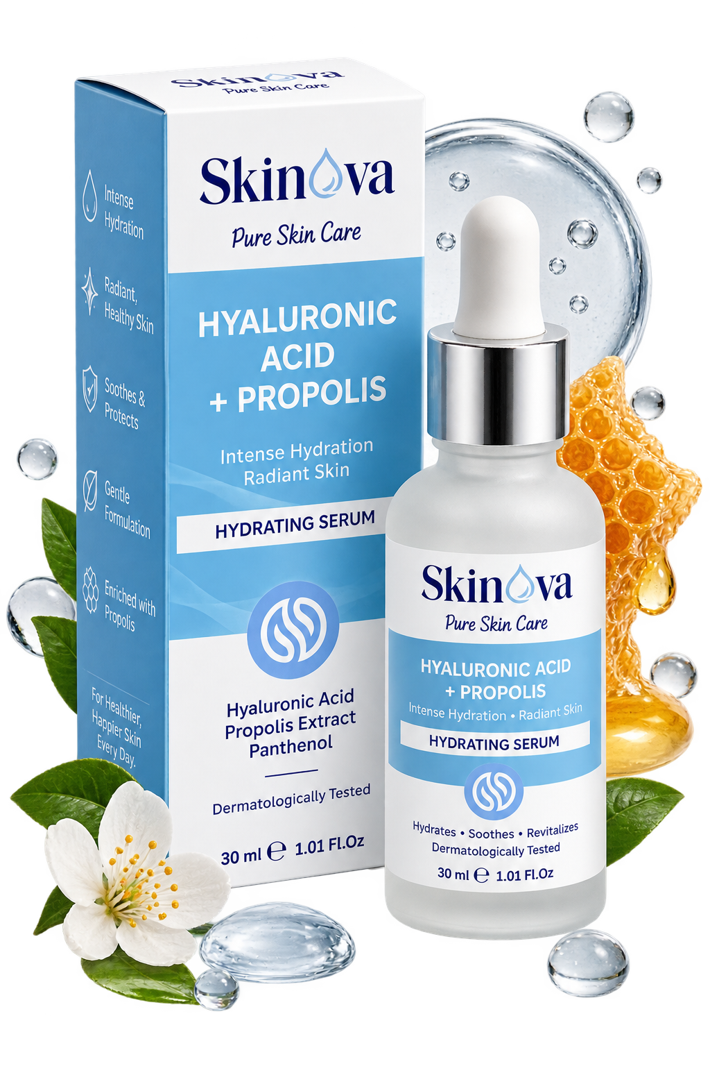 Hyaluronic Acid and Propolis Serum